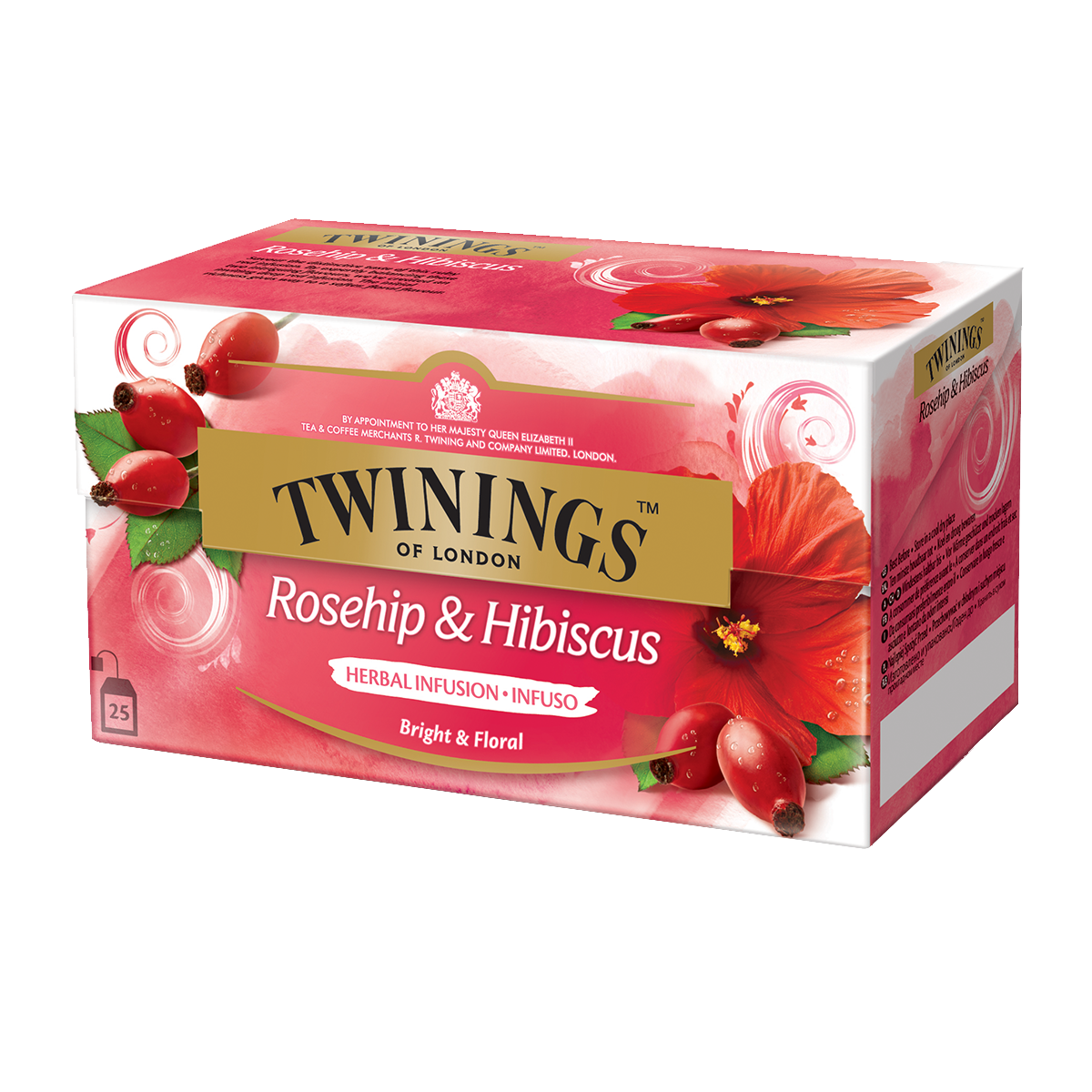 Twinings Hagebutte & Hibiskus 25 x 2.5 g