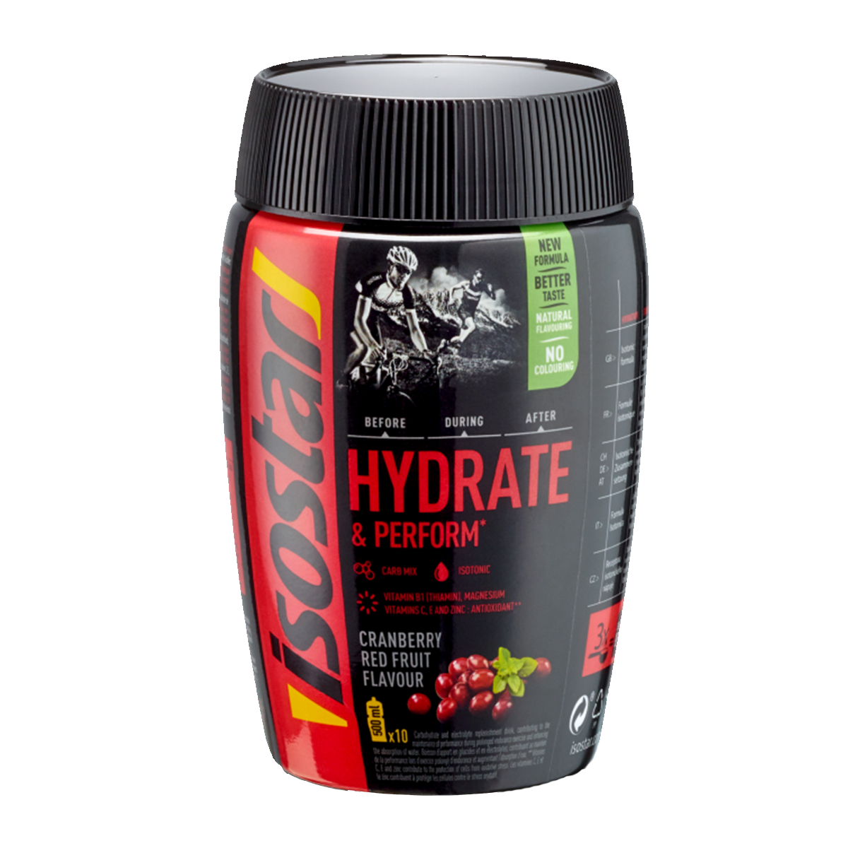 Isostar Hydrate & Perform Cranberry Red Fruit 400 g