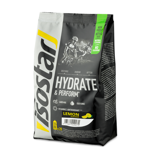 Isostar Hydrate & Perform Lemon - Sportgetränk Beutel à 800 g Isostar Hydrate & Perform Lemon