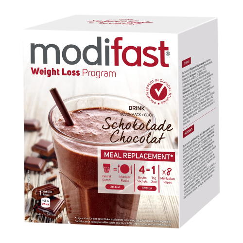 Modifast Drink Schokolade - Diät Shake 8 Portionen Modifast Drink Schokolade