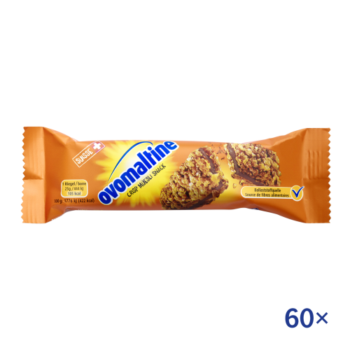 Ovomaltine Crisp Müesli Snack (60x25g)