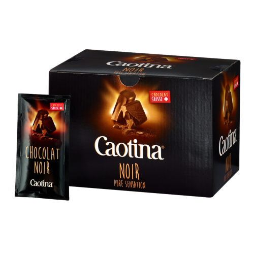 Caotina Noir Sachets - die dunkle Trinkschokolade Caotina Noir
