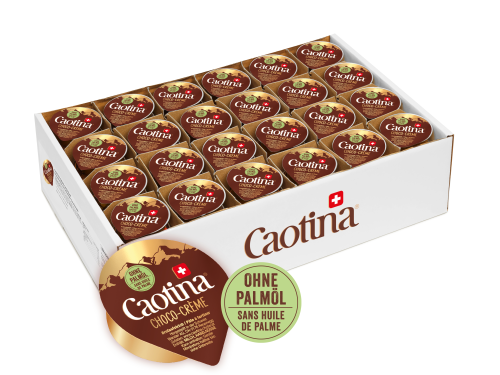 Caotina Creme Chocolat Portionen ohne Palmöl Caotina Creme Chocolat