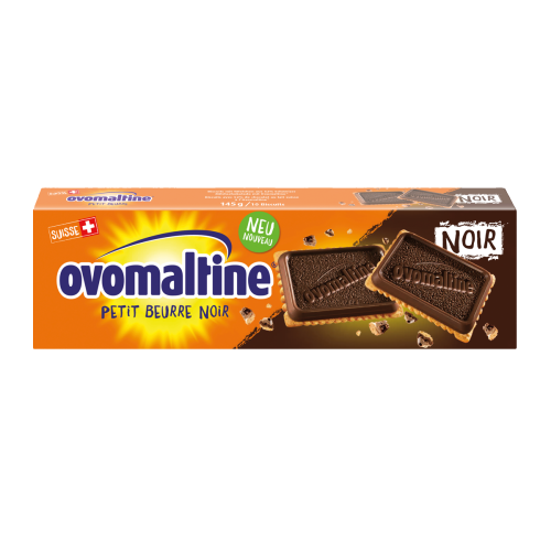Ovomaltine Biscuits Petit Beurre noir 145 g Ovo Petit Beurre Noir