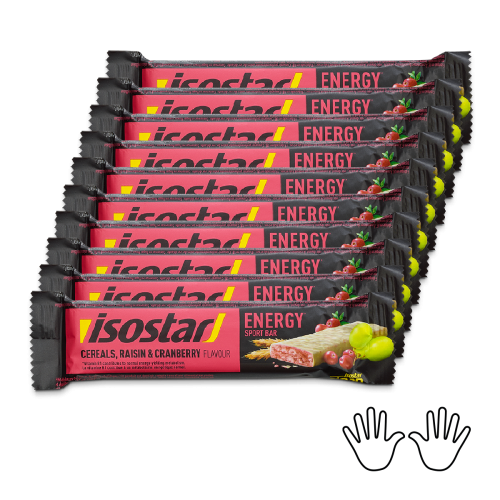 Isostar Energy Riegel Raisin & Cranberry - Energieriegel Isostar Riegel Raisin & Cranberry 10x