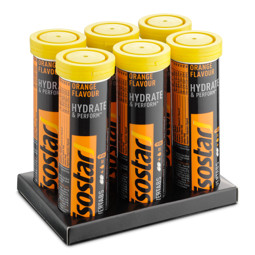 Isostar Powertabs Orange - isotonisches Sportgetränk Isostar Powertabs Orange 6x