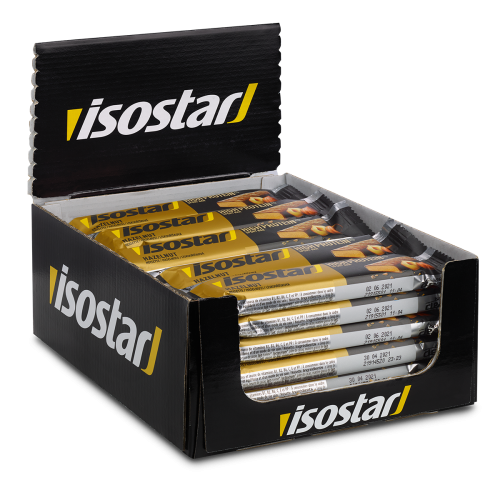 Isostar Protein Riegel Haselnuss - Proteinriegel Iso HighProtein Riegel Hazelnut SET 30x