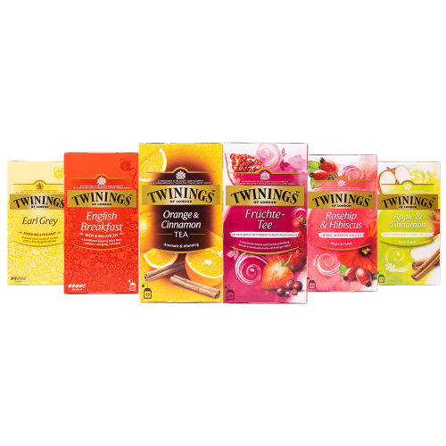 Twinings Früchtetee und Schwarztee Set Twiinings Fruchte und Schwarztee Assortiert