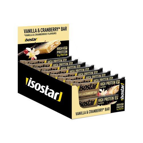  Isostar High Protein Vanilla&Cranberry Set 16x