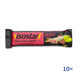 Isostar Riegel Raisin & Cranberry 10x